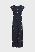 Load image into Gallery viewer, Muse Dress Navy Spot
