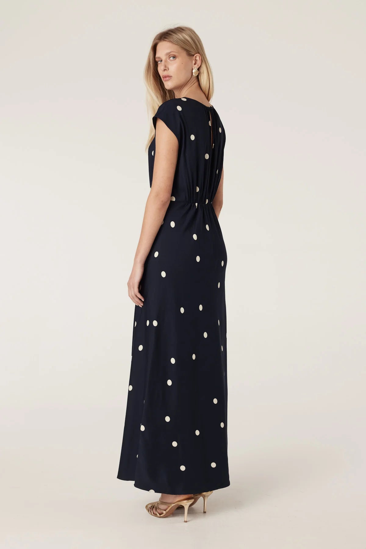 Muse Dress Navy Spot