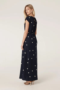 Muse Dress Navy Spot