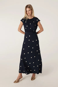 Muse Dress Navy Spot