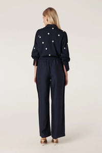 Muse Blouse Navy Spot