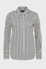 Load image into Gallery viewer, Lina Stripe Shirt Navy Stripe
