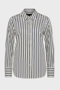Lina Stripe Shirt Navy Stripe