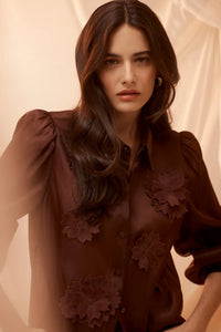 Mirage Blouse Raisin