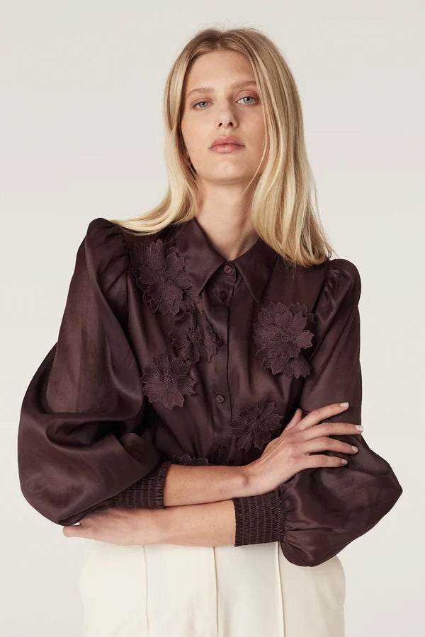 Mirage Blouse Raisin