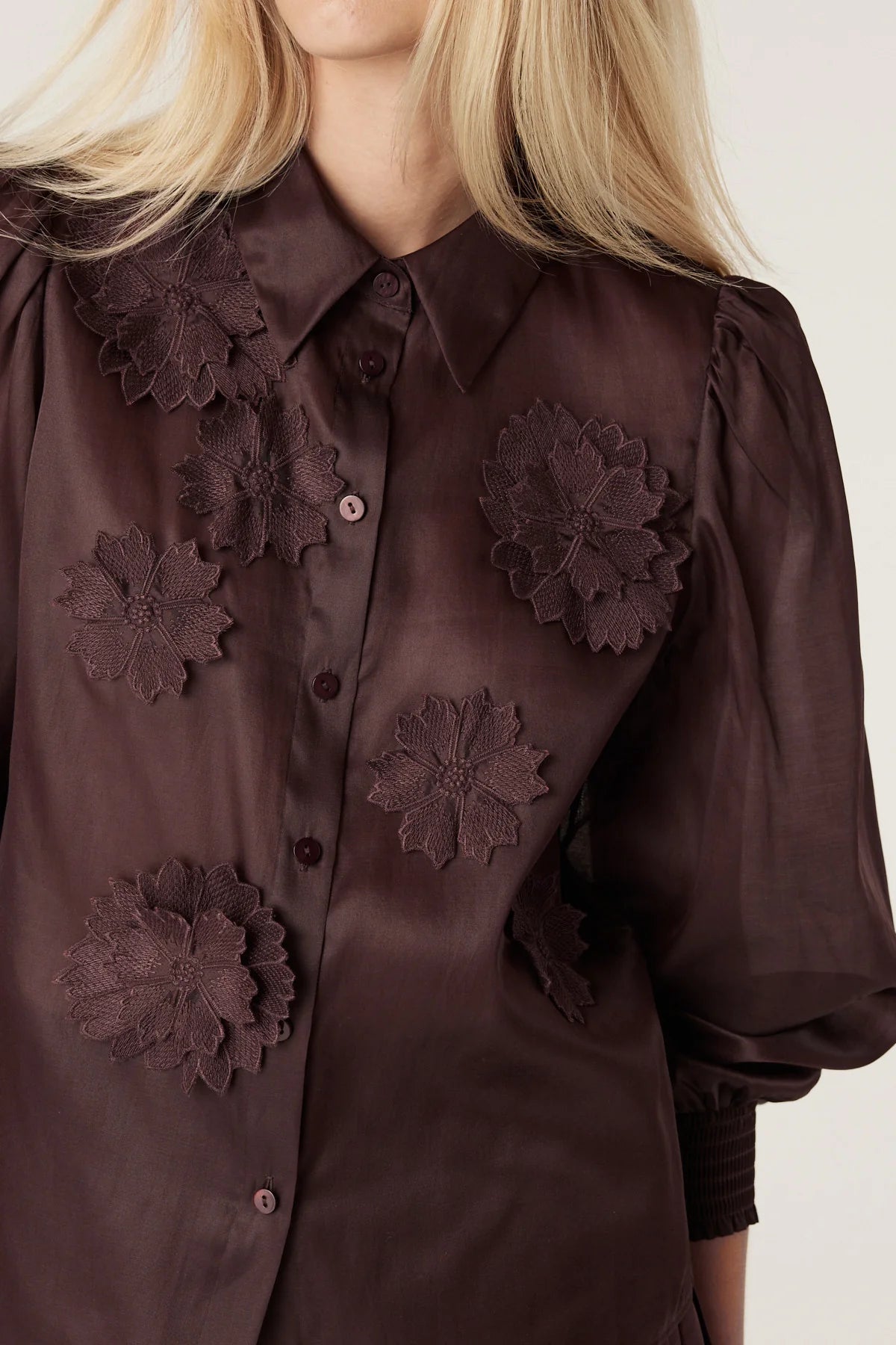Mirage Blouse Raisin