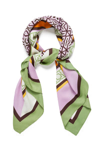 Nova Scarf Lattice Print