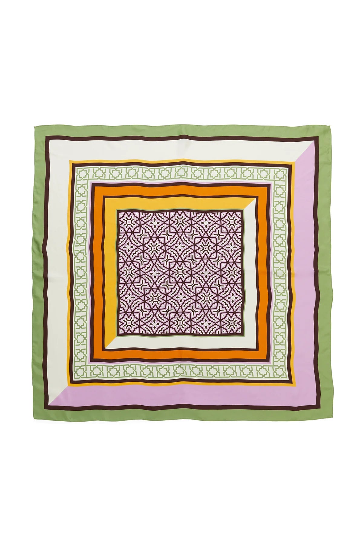 Nova Scarf Lattice Print