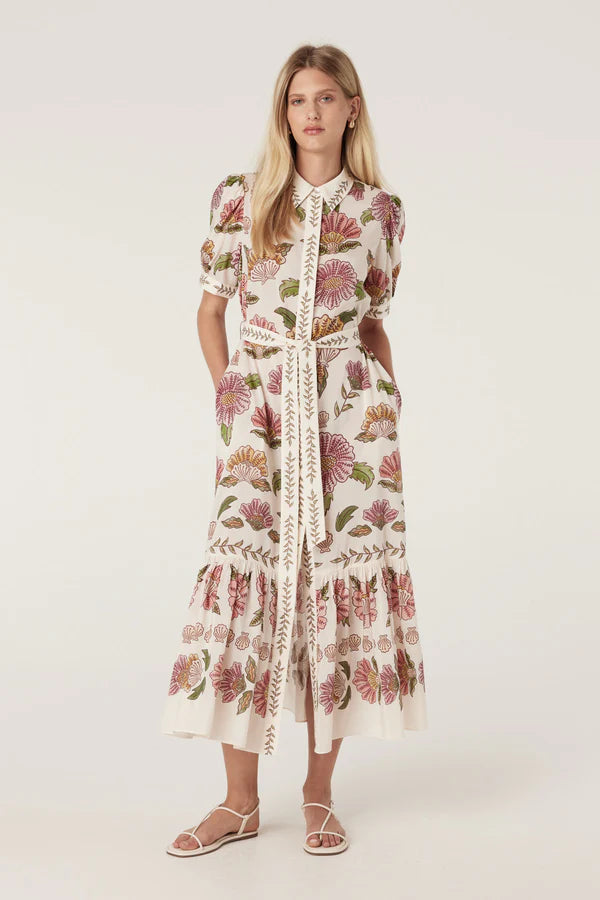 Evita Maxi Dress Rosa Floral