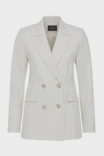 Load image into Gallery viewer, Leopold Pinstripe Blazer Ivory Pinstripe
