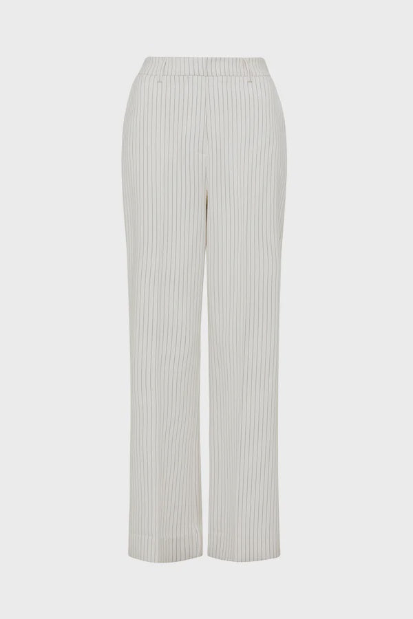 Tate Pinstripe Pant Ivory Pinstripe