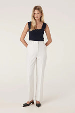 Load image into Gallery viewer, Tate Pinstripe Pant Ivory Pinstripe
