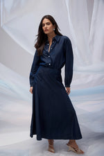 Load image into Gallery viewer, Bay Skirt Indigo

