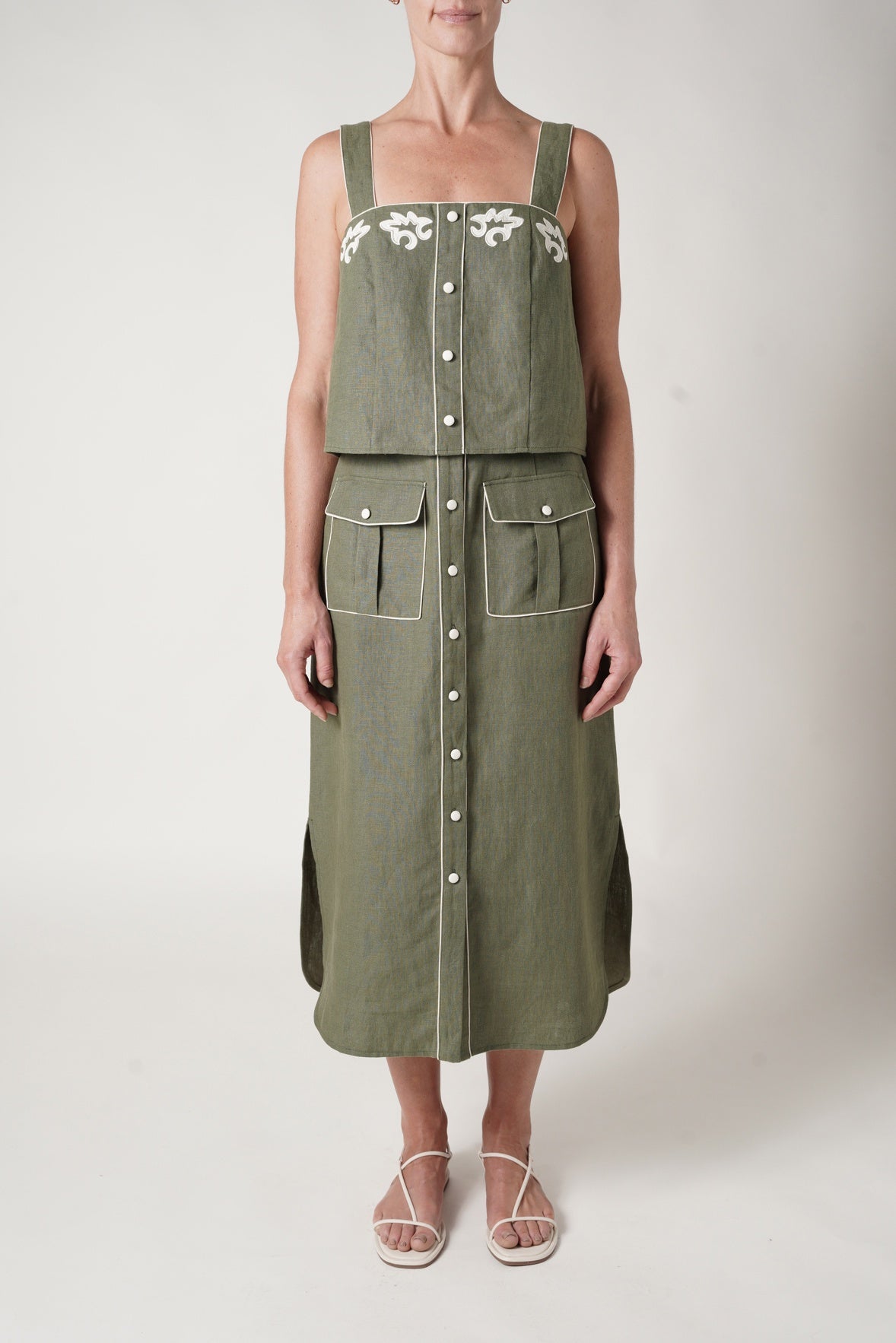 Sandpiper Linen Skirt