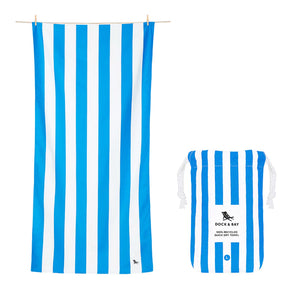 Dock & Bay - Beach Towel Cabana Collection L - Bondi Blue