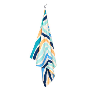 Dock & Bay - Beach Towel Stripes Go Wild Collection L - Groovy Dunes