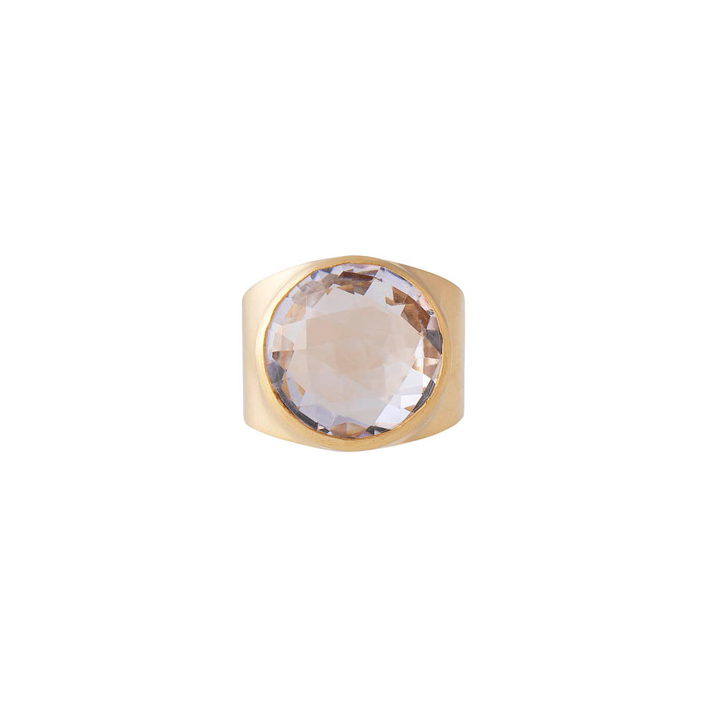 Fairley - Crystal Cocktail Dome Ring