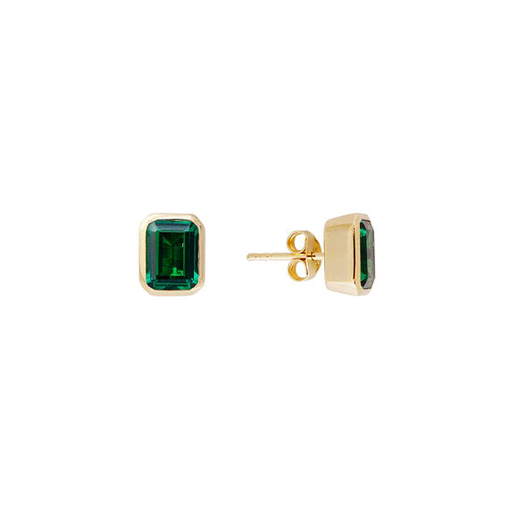 FAIRLEY - Green Crystal Cocktail Studs