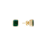 Load image into Gallery viewer, FAIRLEY - Green Crystal Cocktail Studs
