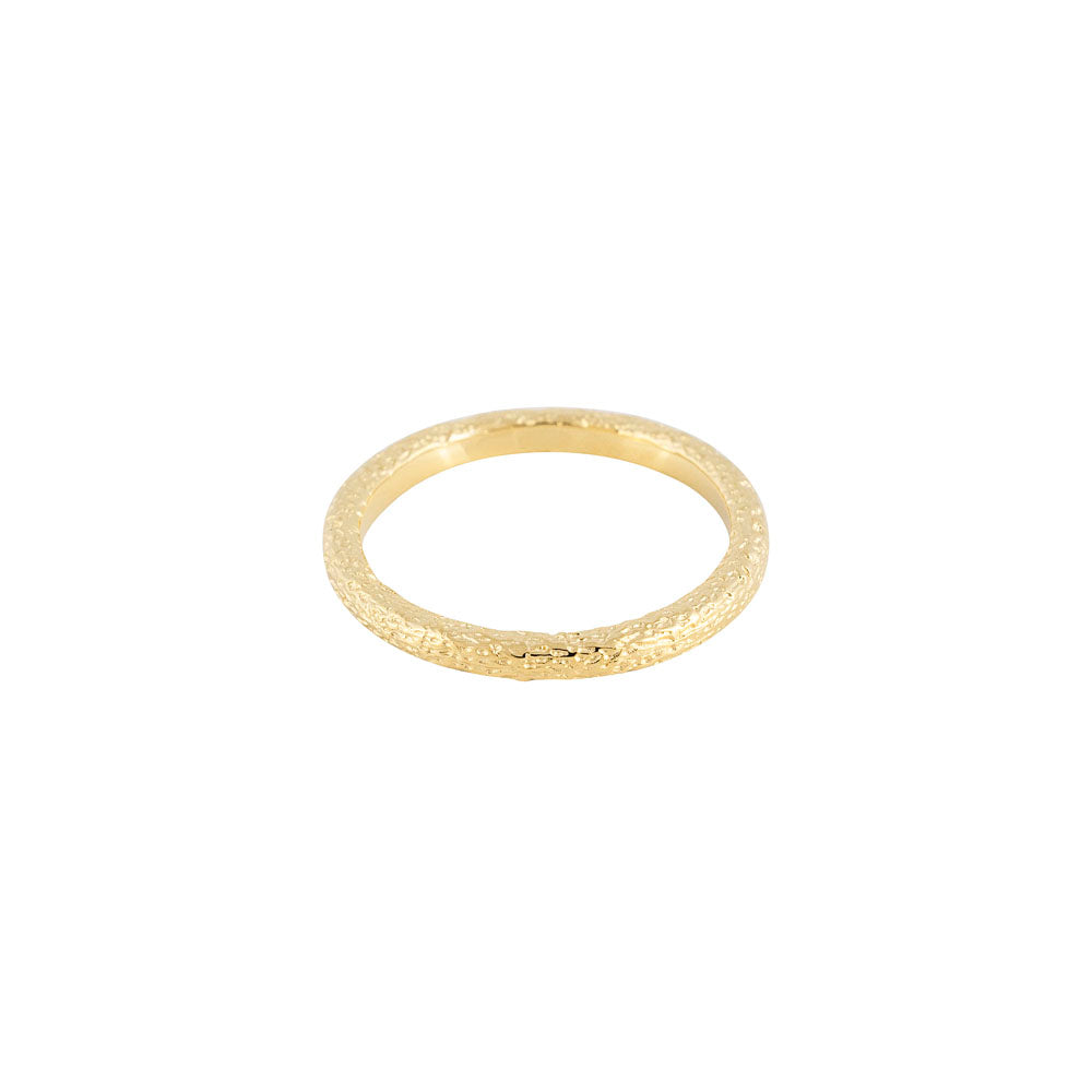 ANTIQUE GOLD STACKING RING 8