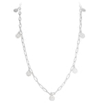 Load image into Gallery viewer, SILVER BEACH COMBER CHARM NECKLACE
