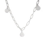 Load image into Gallery viewer, SILVER BEACH COMBER CHARM NECKLACE
