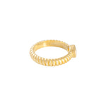 Load image into Gallery viewer, OVAL CROISSANT RING
