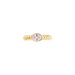 Load image into Gallery viewer, OVAL CROISSANT RING
