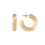 Load image into Gallery viewer, BOLD GOLD MIDI HOOPS
