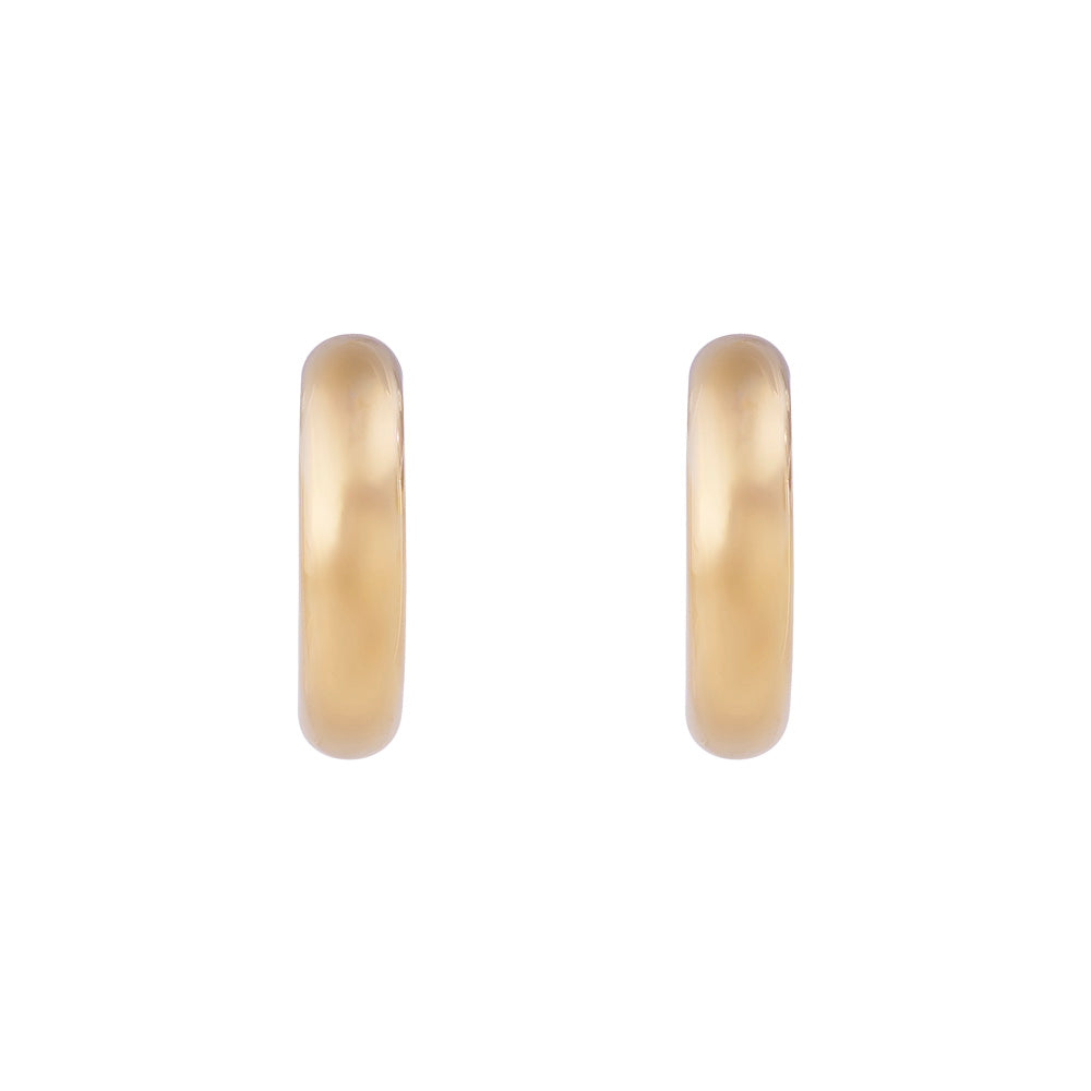 BOLD GOLD MIDI HOOPS