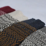 Load image into Gallery viewer, NISHIGUCHI KUTSUSHITA : oslo wool jacquard sock - Oatmeal
