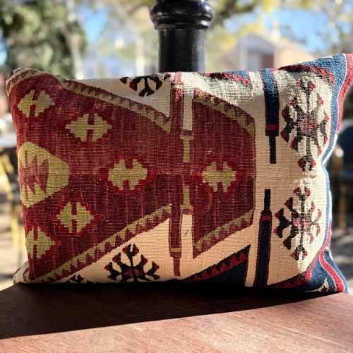 Hand Embroidered Traditional Motif Cushion Cover - Edjer/Akrep