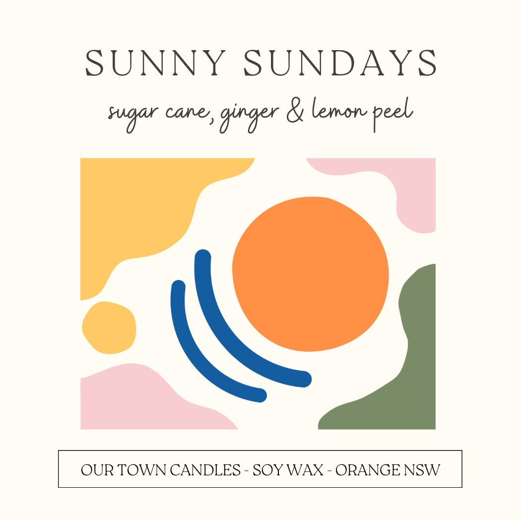 Our Town Candle - Sunny Sundays