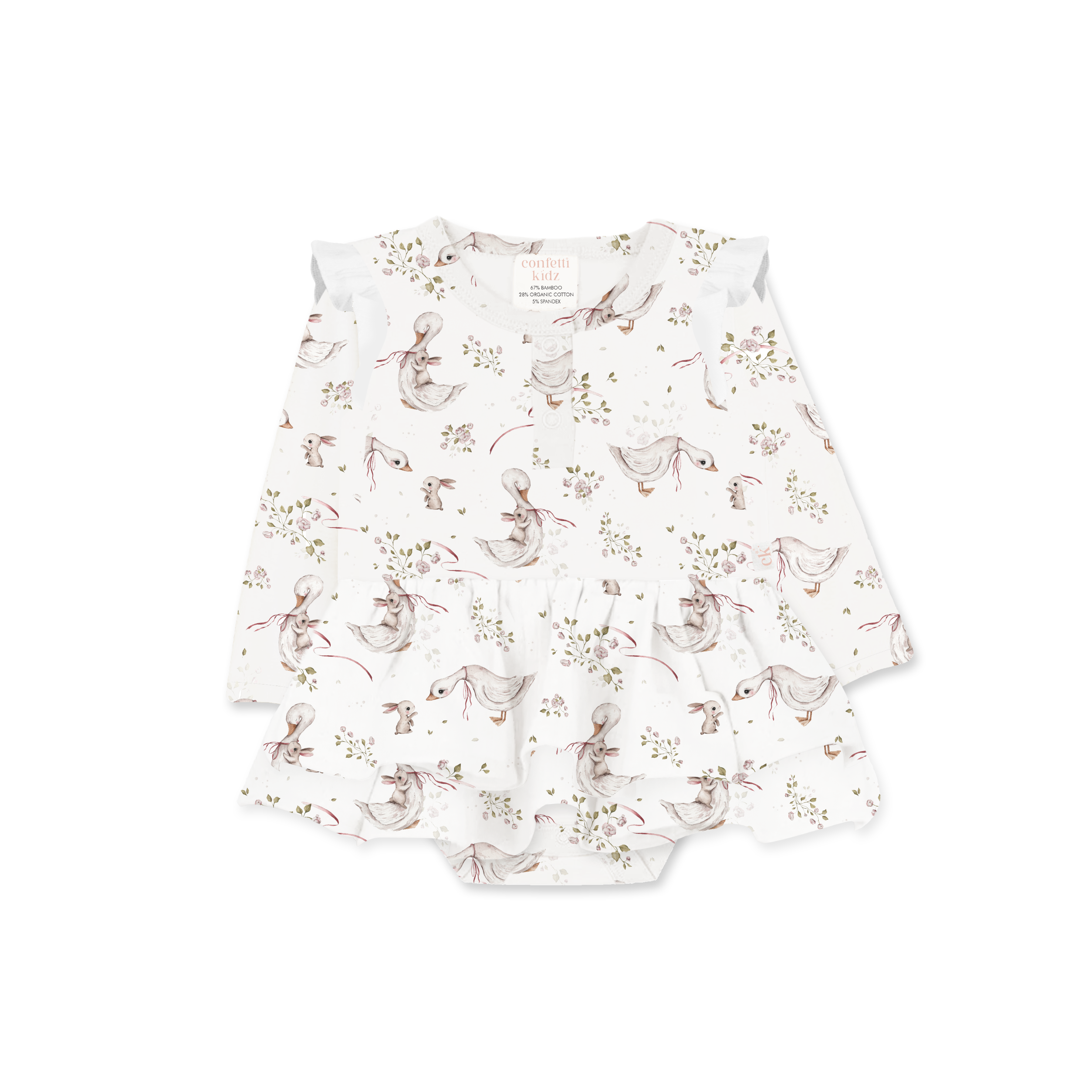 Onesie Flutter Dress - Forever Friends
