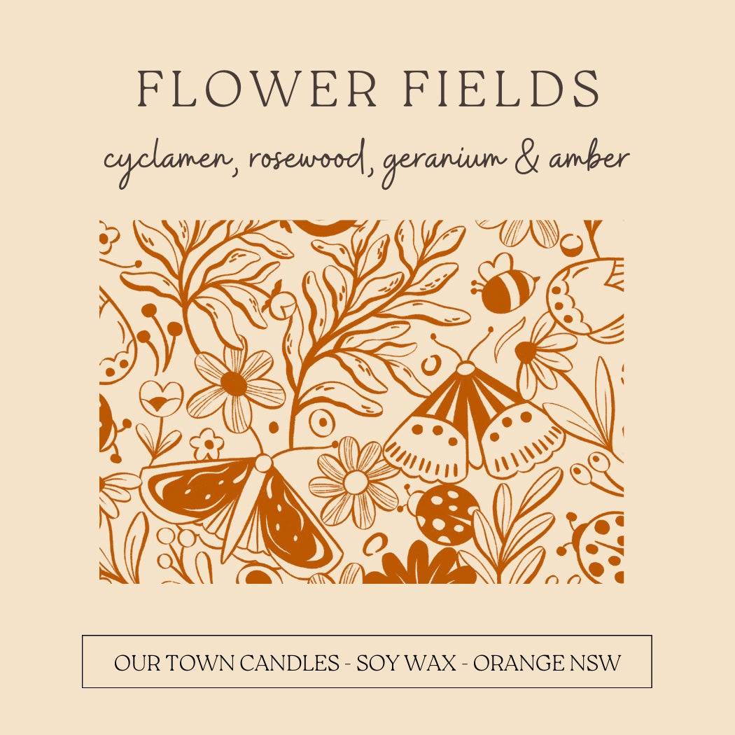 Our Town Candle - Flower Fields