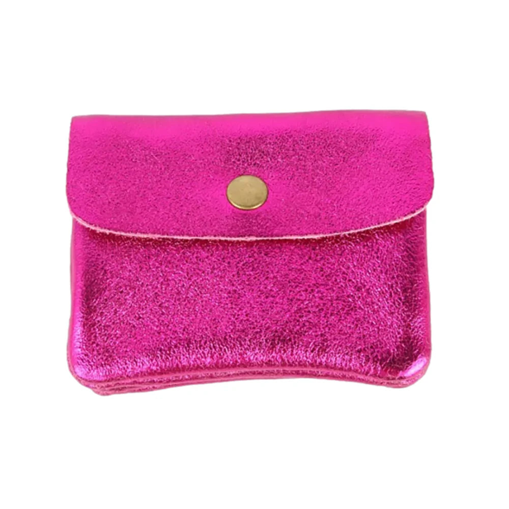 MAISON FANULI - Coin Purse Metallic Fuchsia