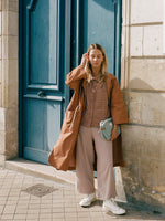 Load image into Gallery viewer, Indi &amp; Cold Copper Trench Coat
