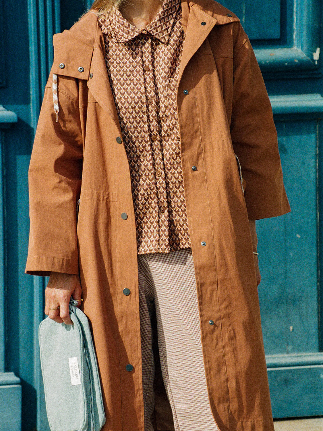 Indi & Cold Copper Trench Coat