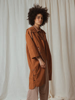 Load image into Gallery viewer, Indi &amp; Cold Copper Trench Coat
