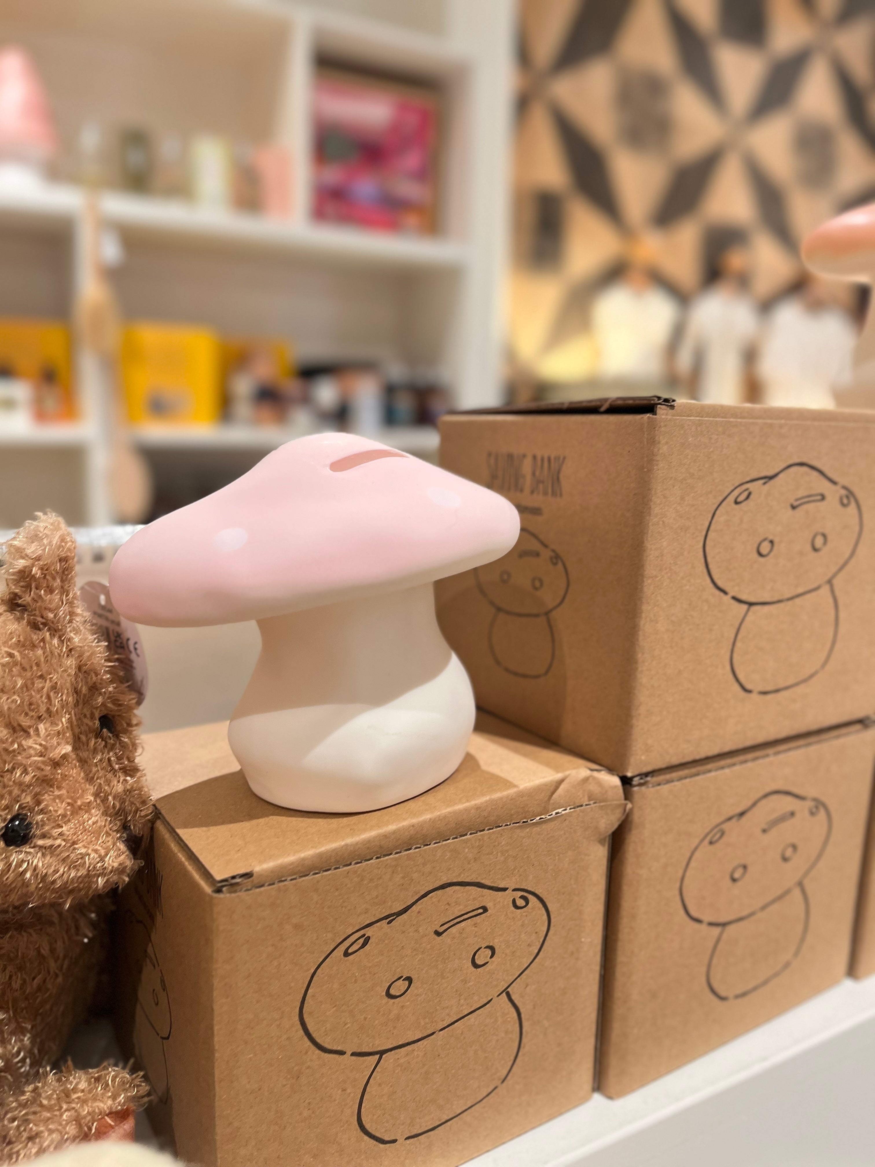 Egmont Toys – Heico Mushroom Saving Bank Pink