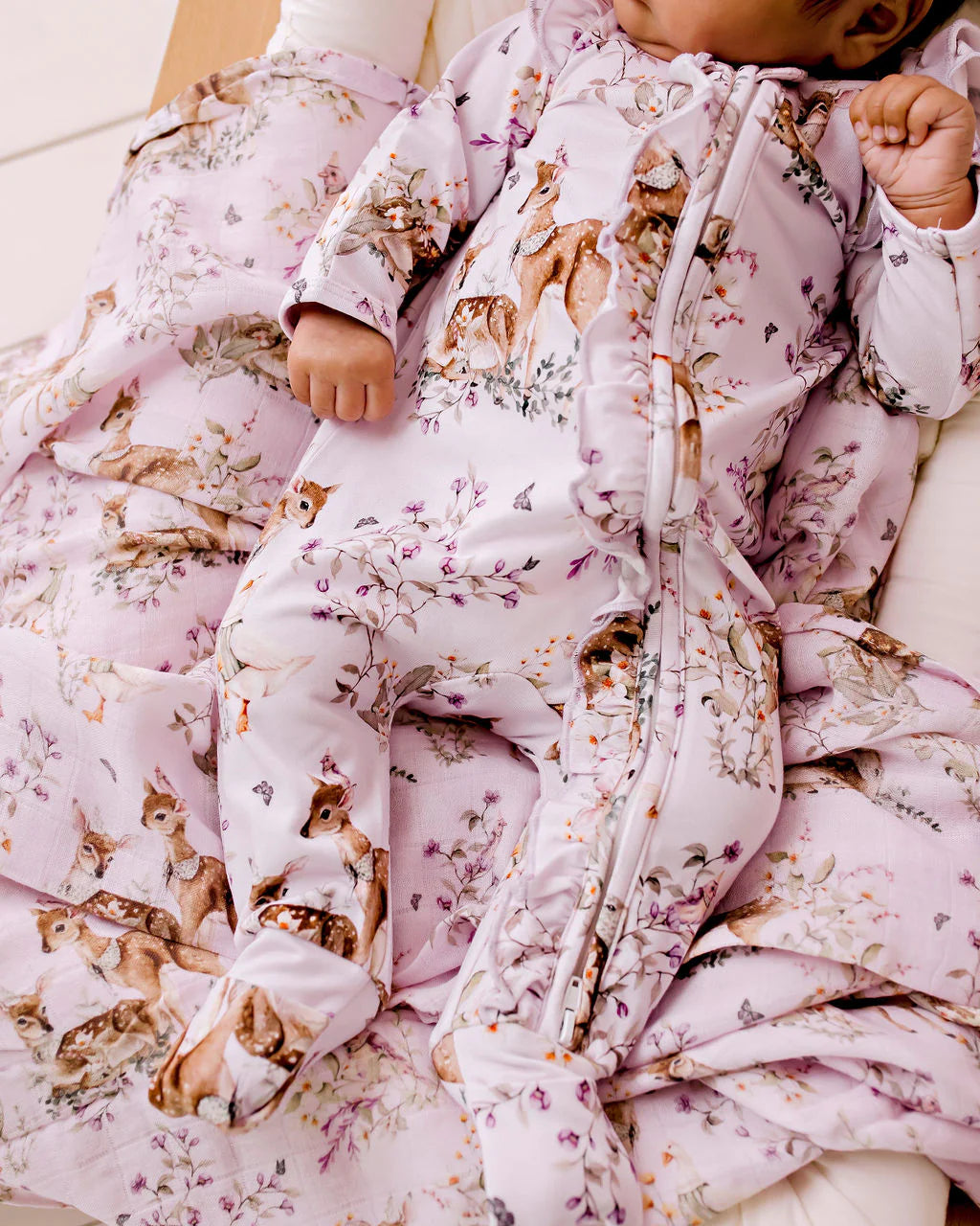 Enchanted Garden - Bamboo Zipsuit