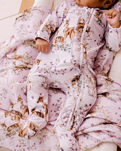 Enchanted Garden - Bamboo Zipsuit
