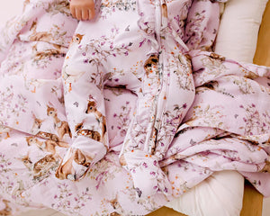 Enchanted Garden - Bamboo Zipsuit