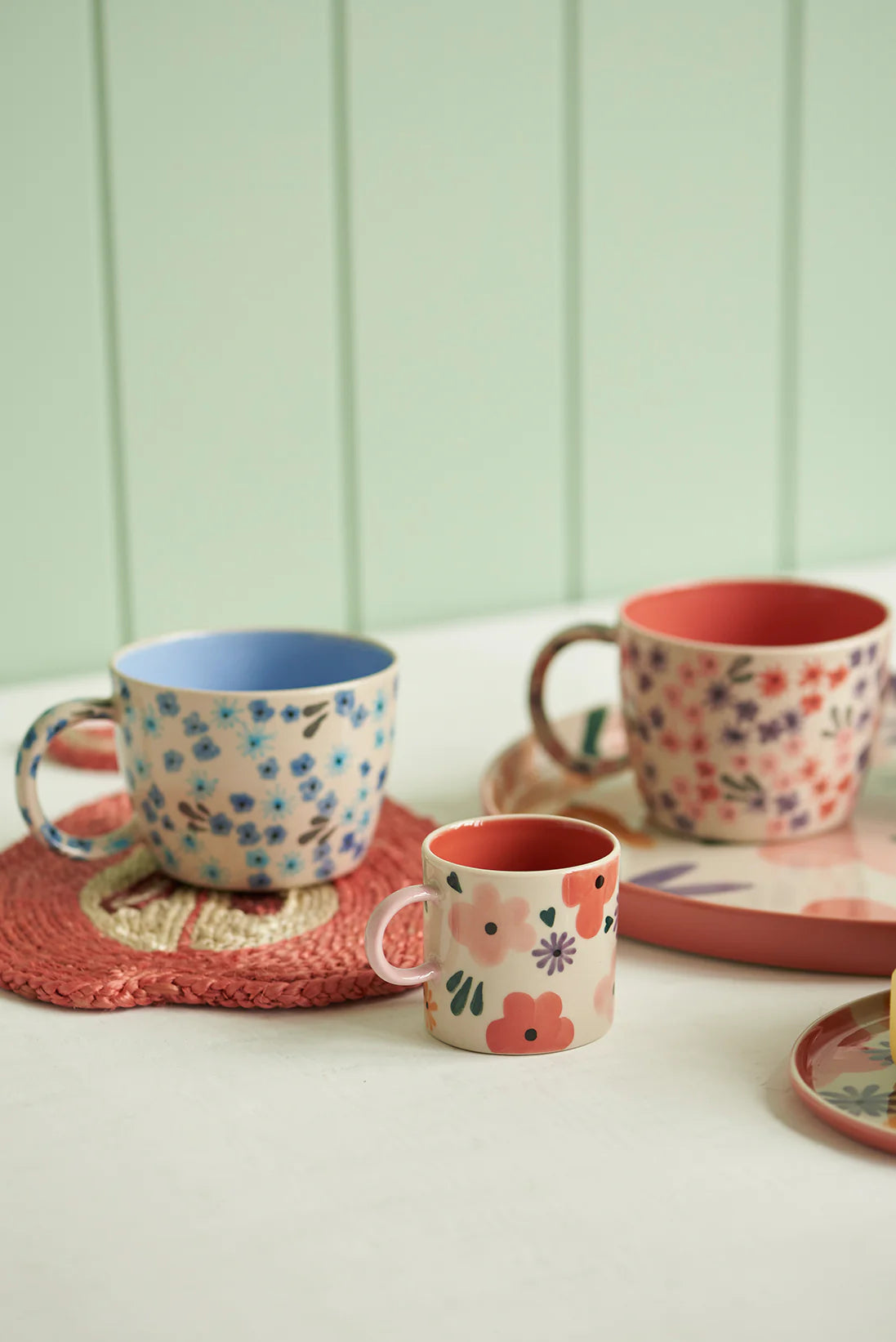 JONES & CO - DITSY PERIWINKLE MUG