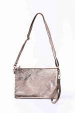 Load image into Gallery viewer, MAISON FANLI - Metallic Leather Crossbody - CHAMPAGNE
