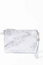 Load image into Gallery viewer, MAISON FANLI - Metallic Leather Crossbody - SILVER
