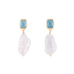 Load image into Gallery viewer, BLUE TOPAZ KESHI DROPS
