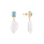 Load image into Gallery viewer, BLUE TOPAZ KESHI DROPS
