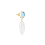 Load image into Gallery viewer, BLUE TOPAZ KESHI DROPS
