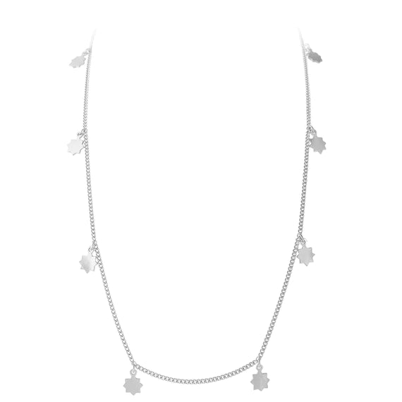 FAIRLEY - Silver Sunshine Charm Necklace